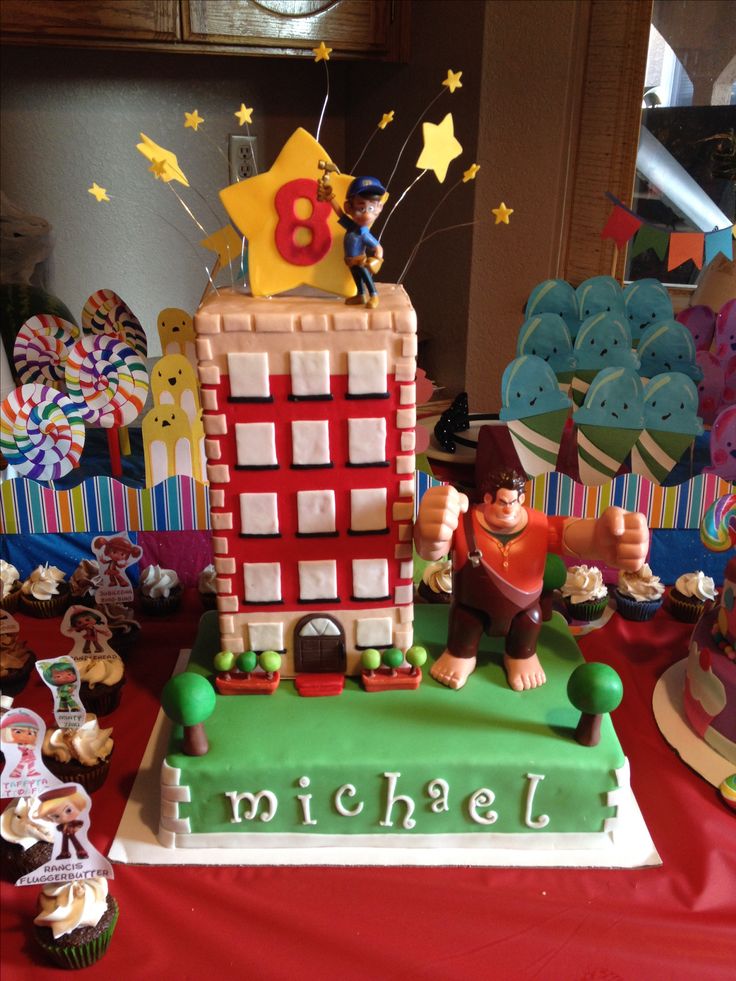 Wreck-It Ralph Birthday Cake