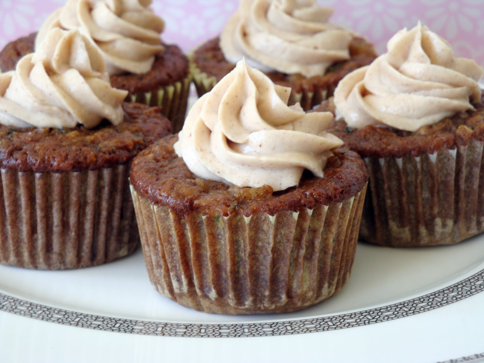 Zucchini Cupcakes with Cream Cheese Frosting