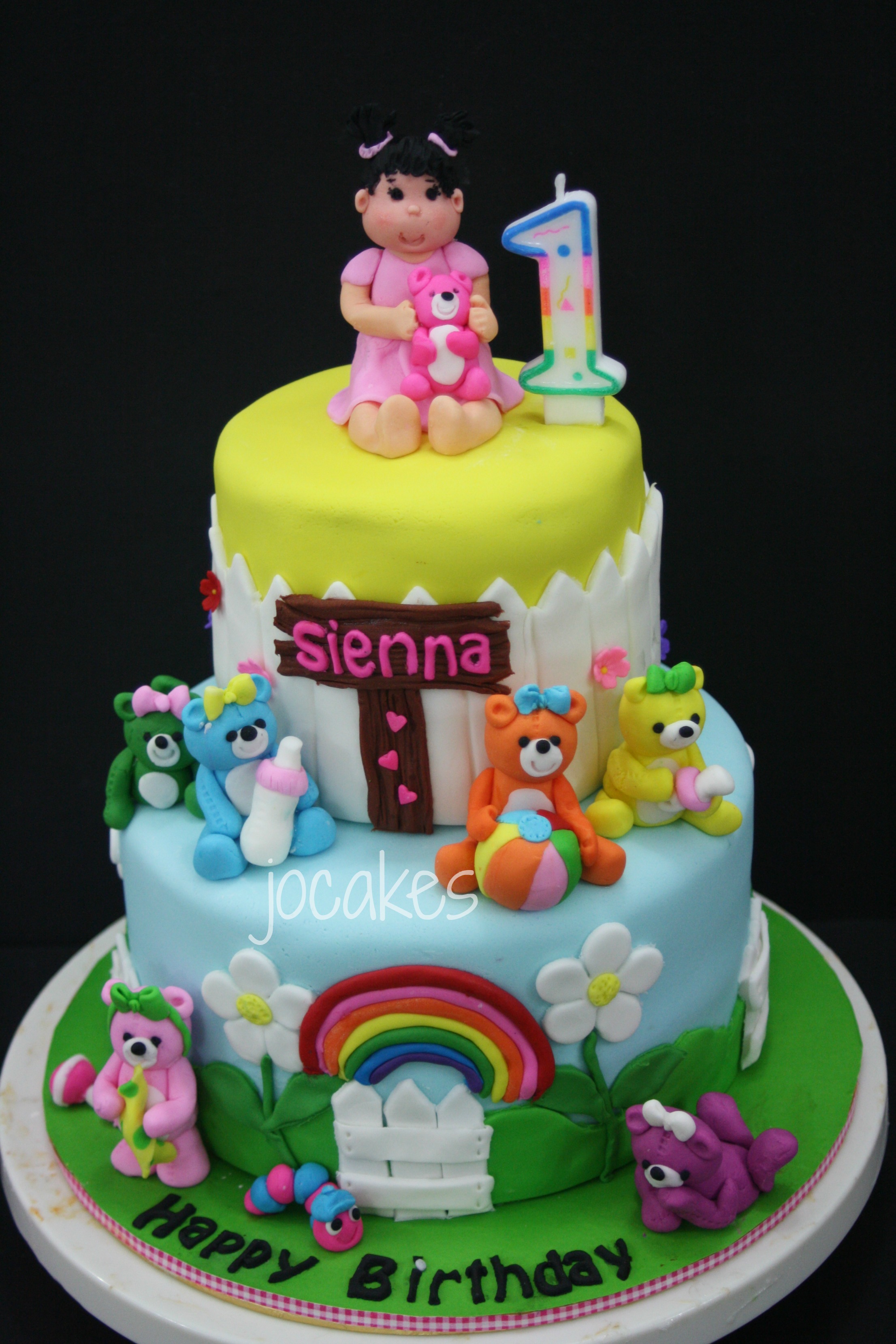 1 Year Old Girl Birthday Cake