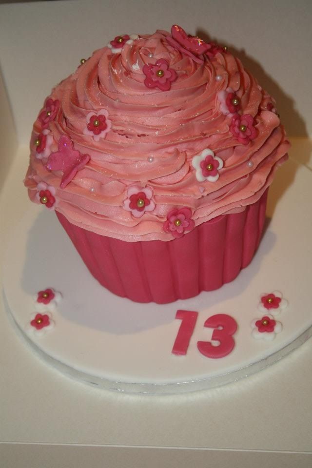 13th Birthday Giant Cupcake