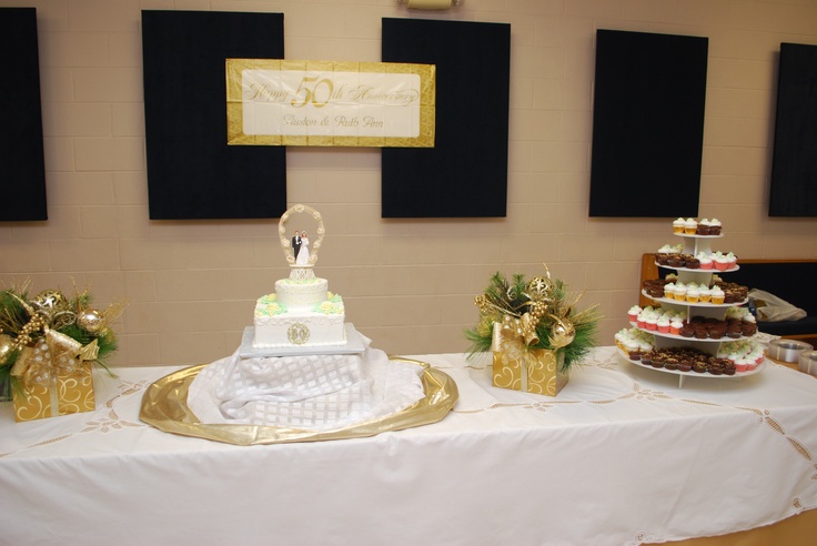 50th Anniversary Cake Stand