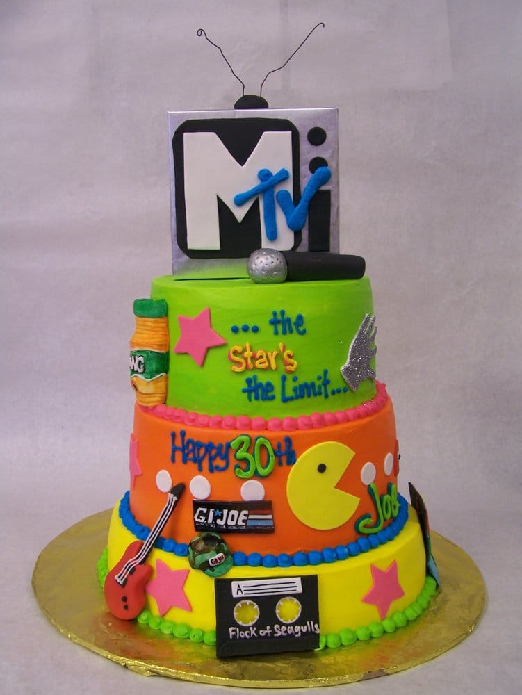 80s Birthday Cake Ideas