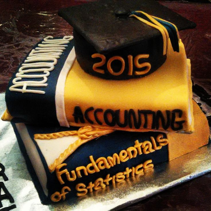 Accountant Graduation Cake