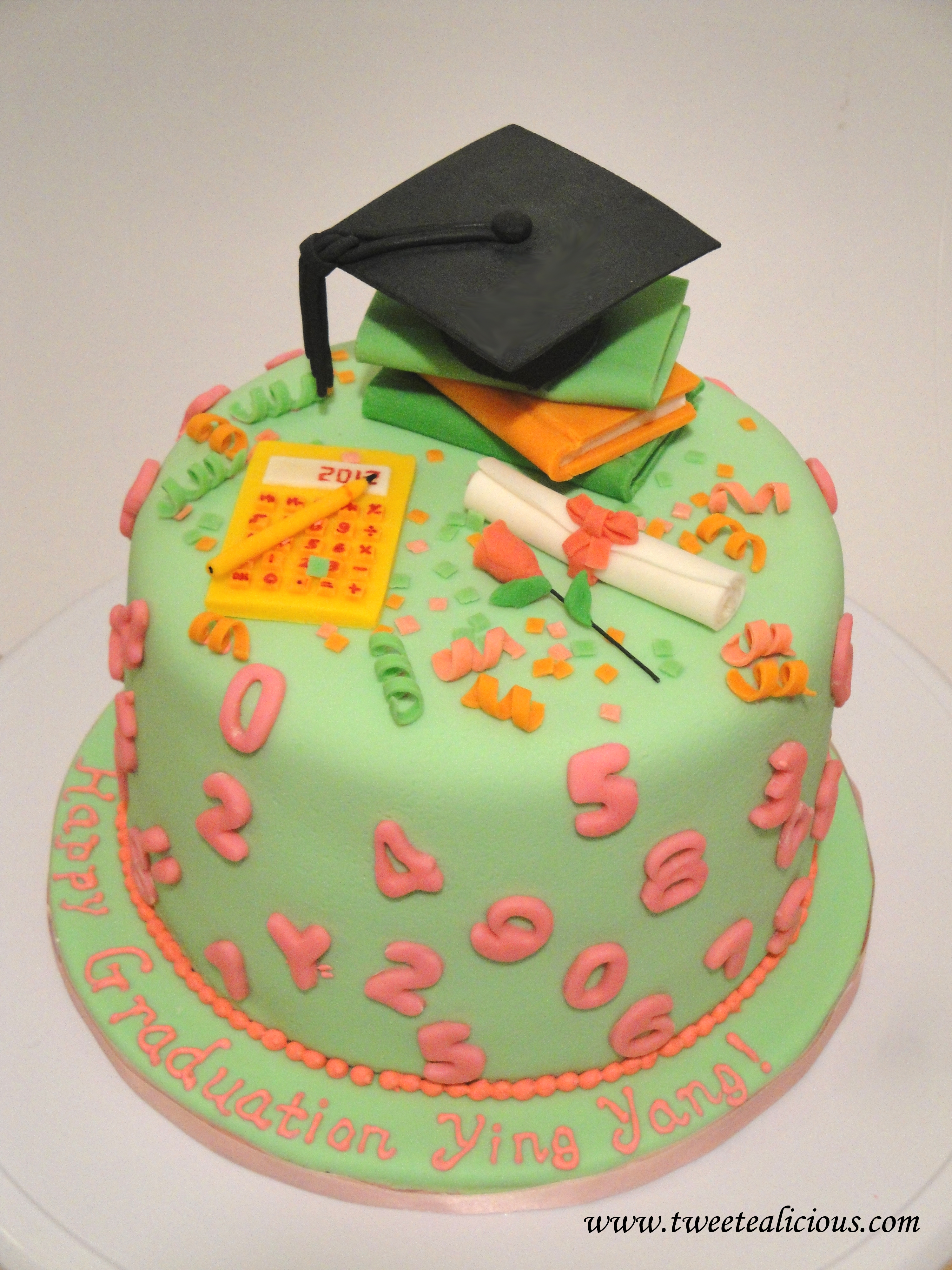 Accounting Graduation Cake