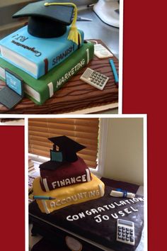 Accounting Graduation Cake