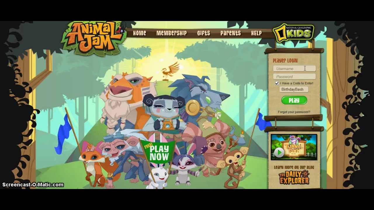 Animal Jam Codes Birthday Cake