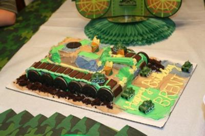 Army Tank Cake