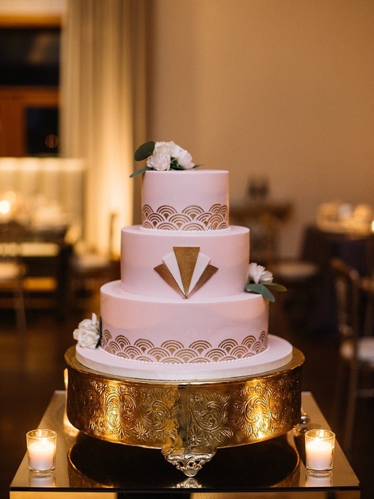 Art Deco Wedding Cake