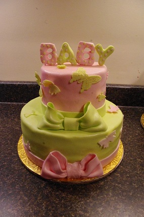 Baby Gender Reveal Cake