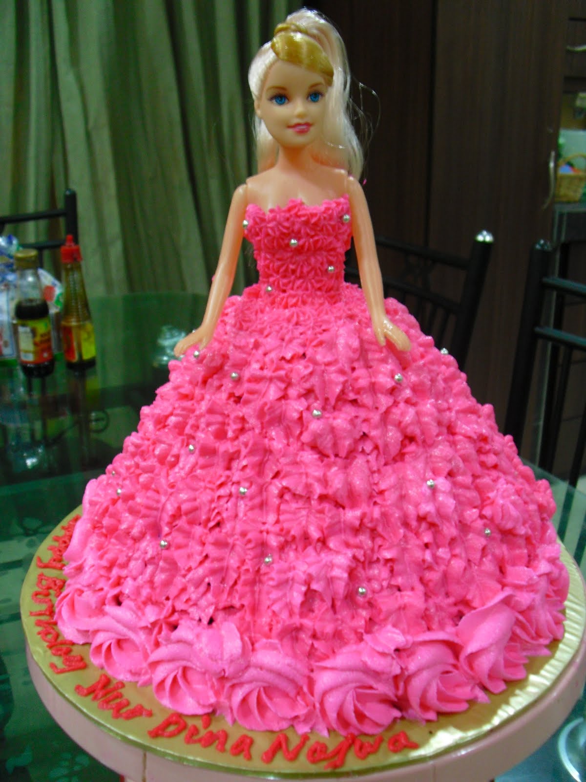 Barbie Doll Birthday Cake