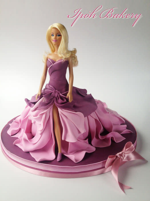 Barbie Doll Birthday Cake