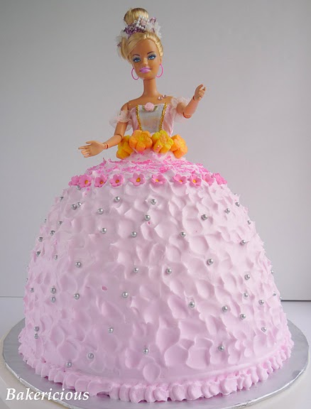 Barbie Doll Cake