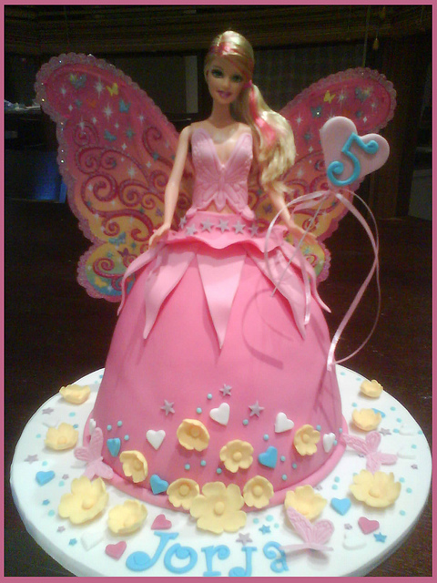 Barbie Fairy Birthday Cake