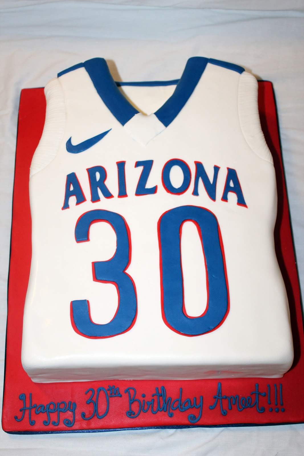 Basketball Jersey Cake Ideas