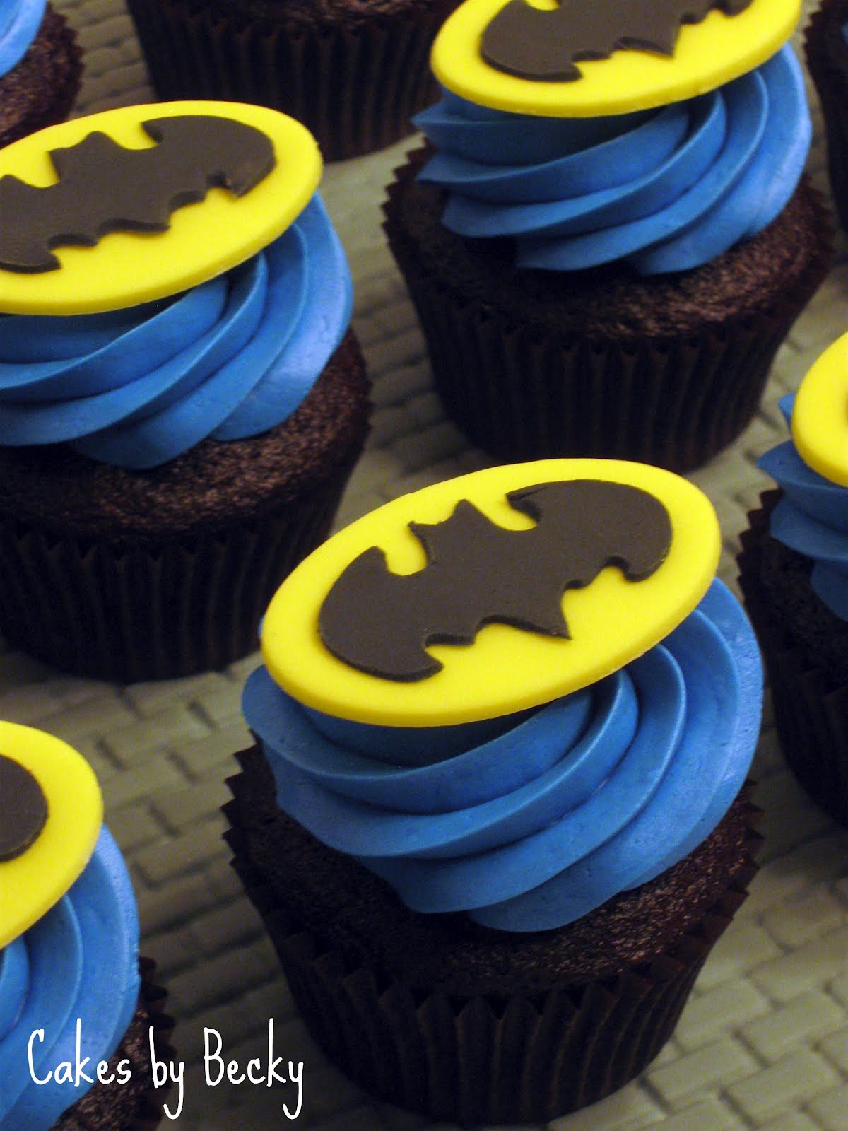 Batman Cupcakes