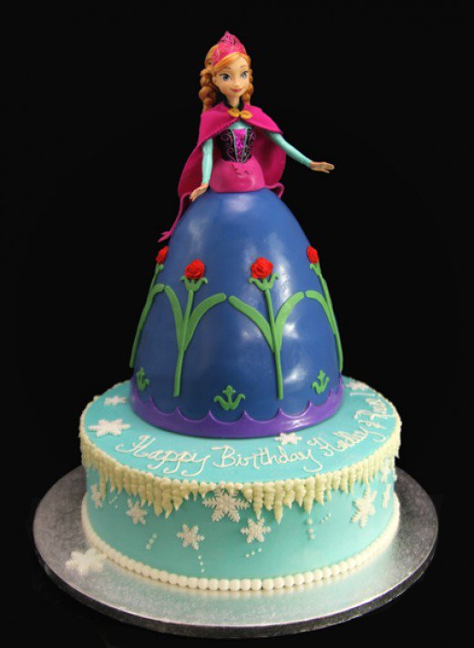 Birthday Cake Frozen Anna Elsa