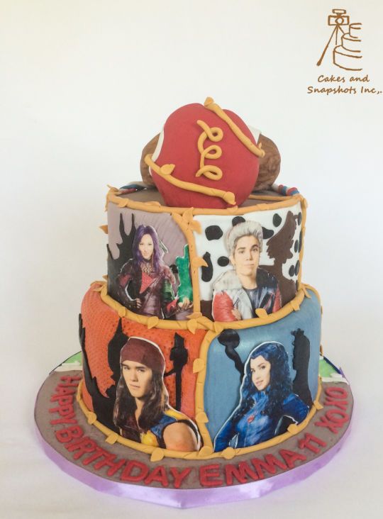 Birthday Cake Ideas Disney Descendants