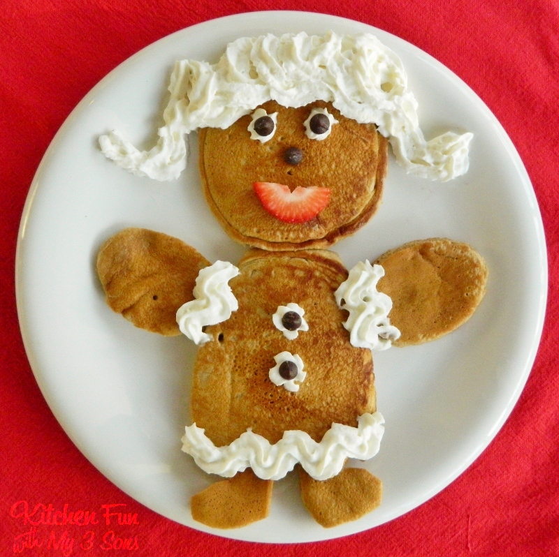 11 Photos of Gingerbread Boy Pancakes