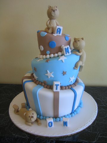 Boys 1st Birthday Cake