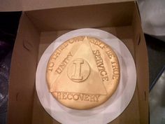 Cake for One Year Recovery