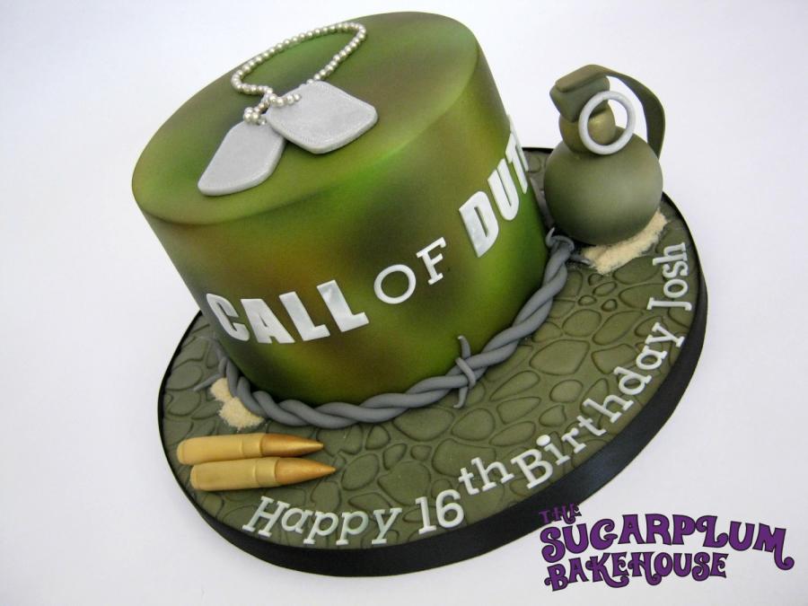 Call of Duty Birthday Cake