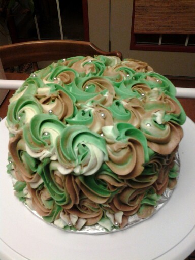 8 Photos of Camouflage Buttercream Cakes