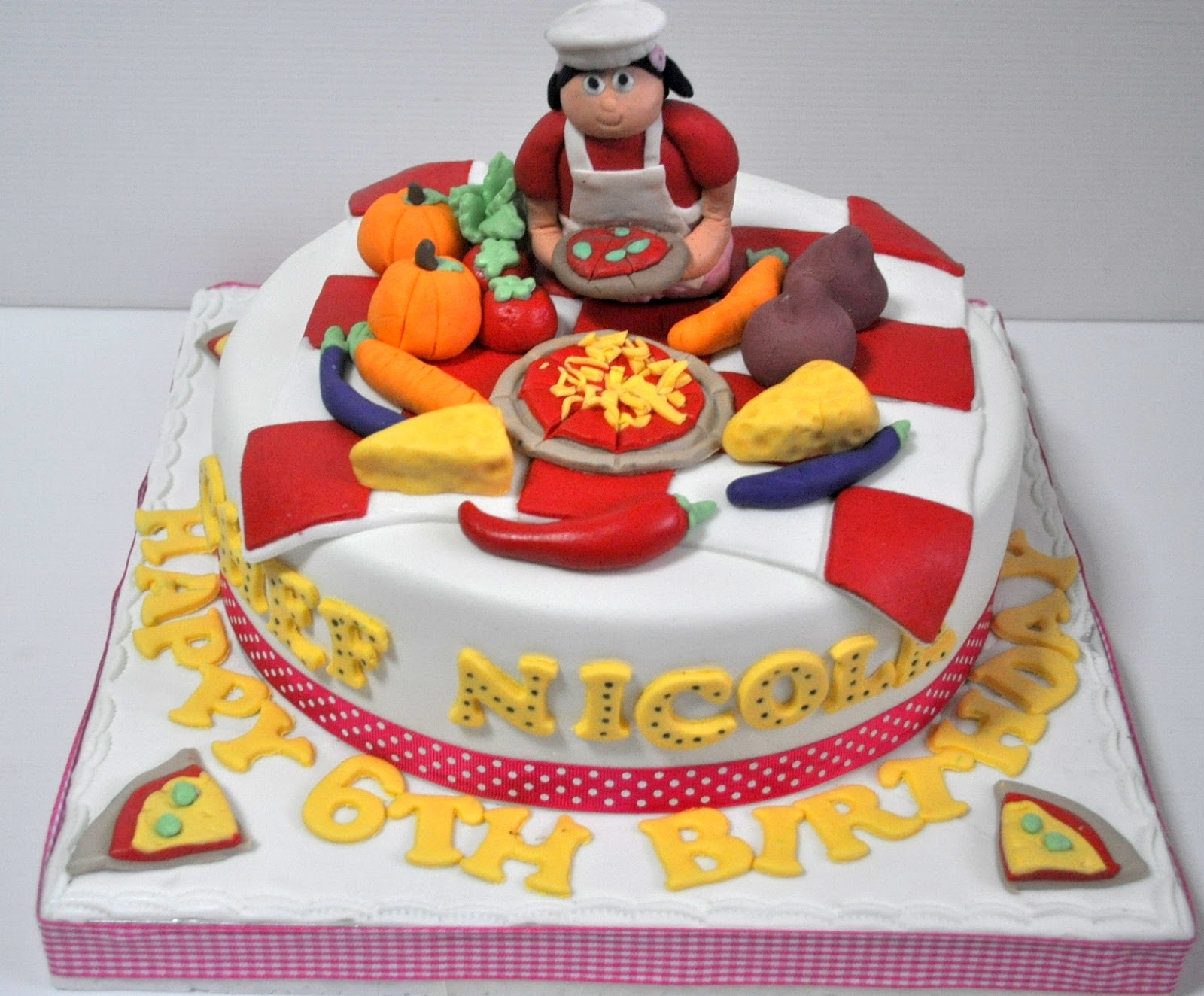 Chef Themed Birthday Cake