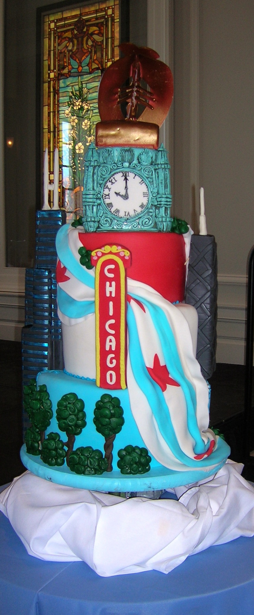 Chicago Birthday Cake