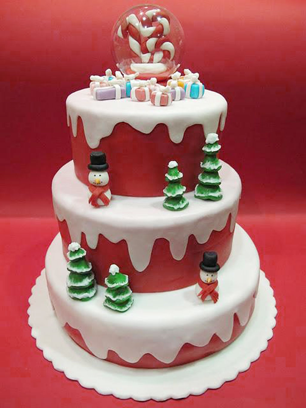 Christmas Birthday Cake