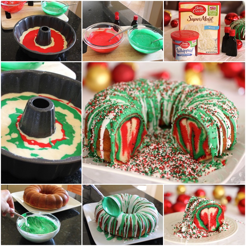 Christmas Wreath Bundt Cake