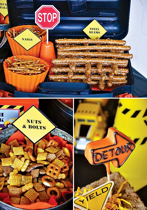 Construction Birthday Party Food Ideas