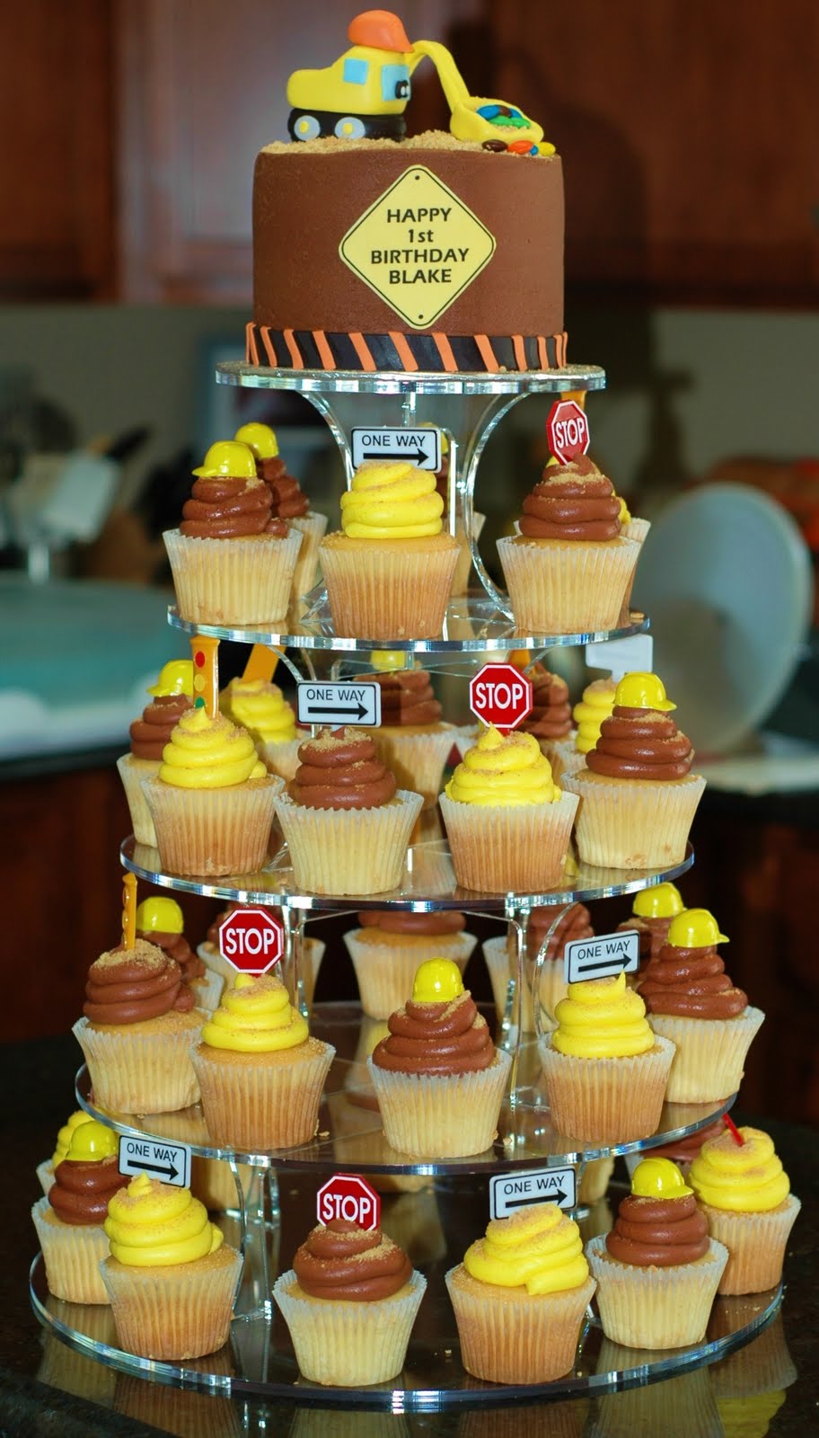 Construction Theme Cupcakes