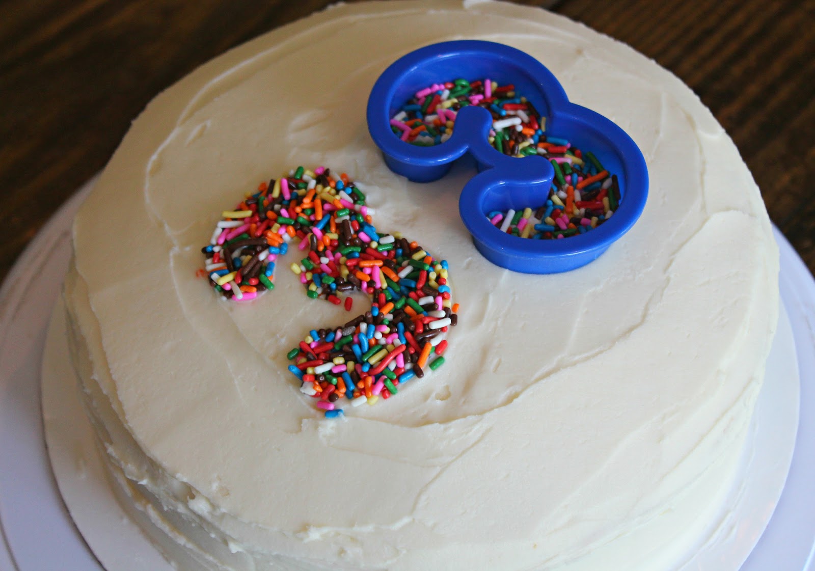 Cookie Cutter Sprinkles Cake