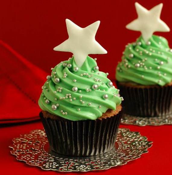 Cupcake Idea Christmas Tree