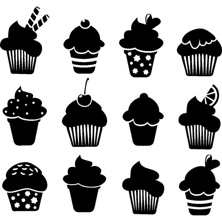 Cupcake Stencils