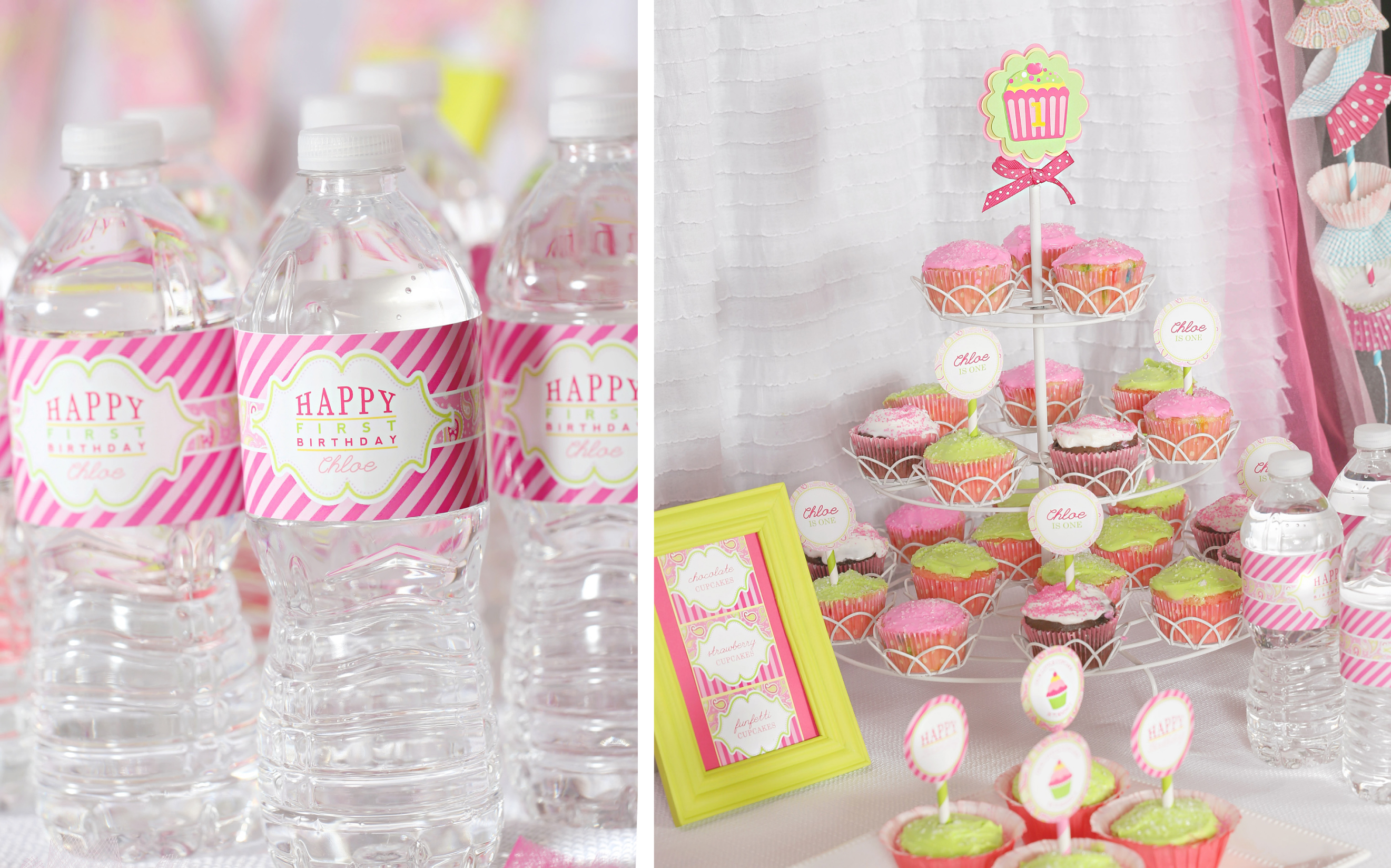 Cupcake Theme Birthday Party