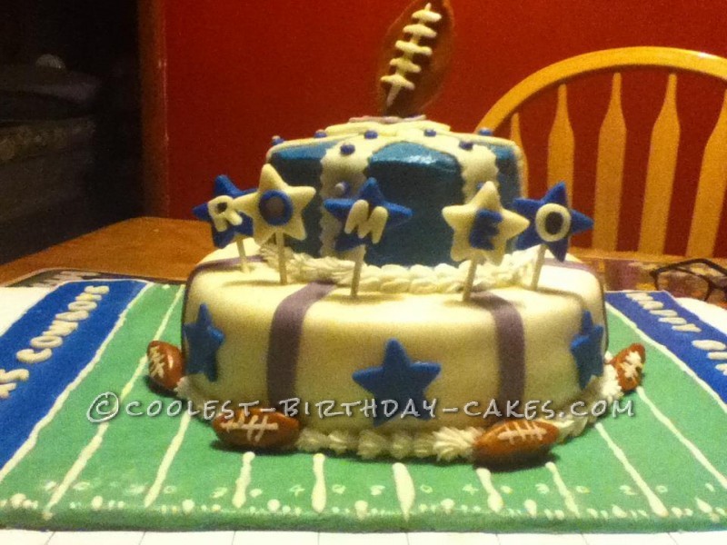 Dallas Cowboys Football Cake