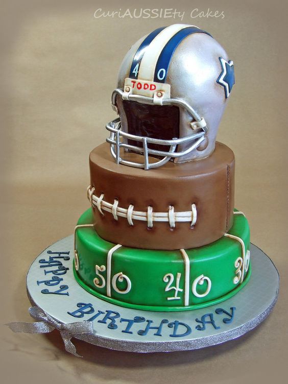 Dallas Cowboys Football Cake