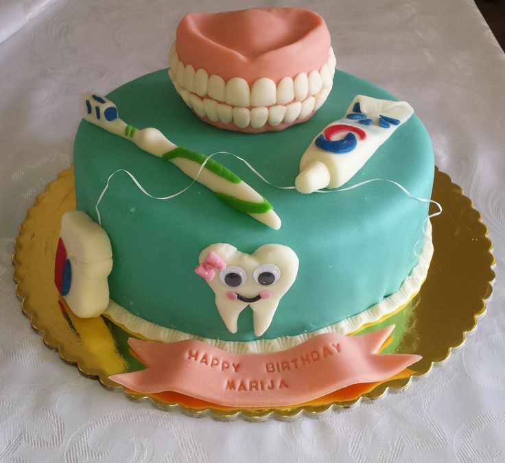 Dentist Birthday Cake