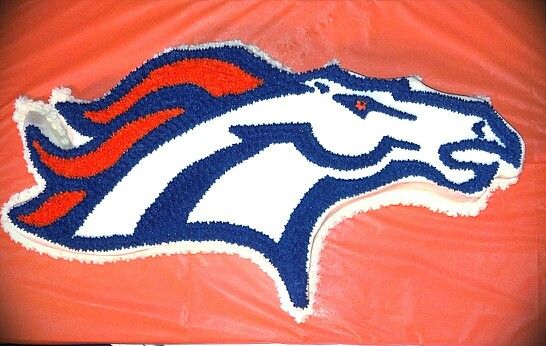 Denver Broncos Cake