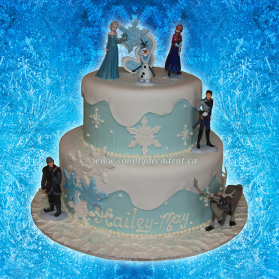 Disney Frozen Birthday Cake