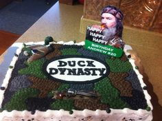 Duck Dynasty Birthday Cake