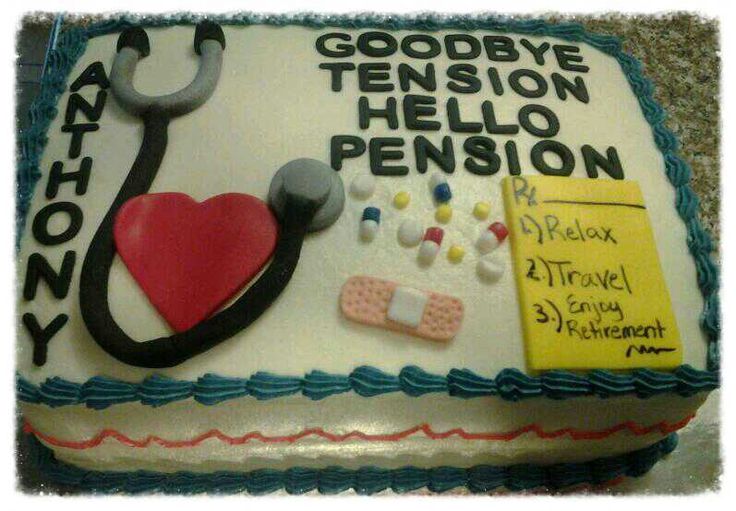 Finance Retirement Cake Ideas