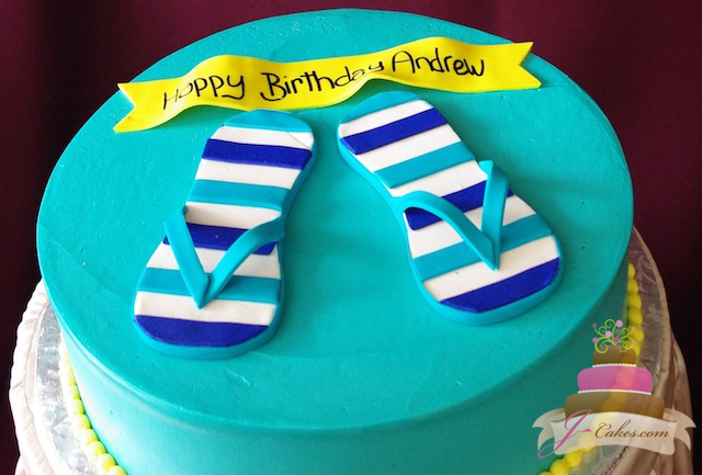 Flip Flop Birthday Cake