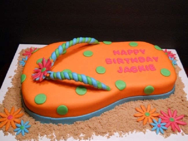 12 Photos of Flip Flop Birthday Cakes Joan