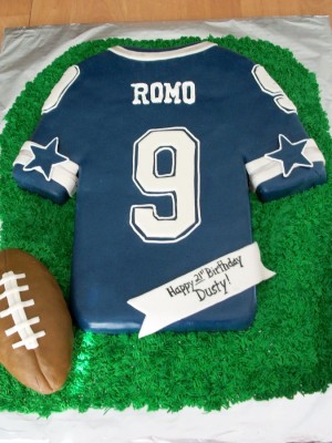 Football Jersey Birthday Cake