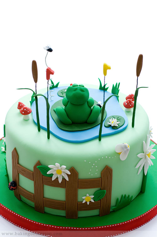 Frog Birthday Cake