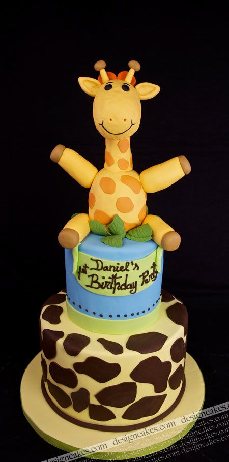 Giraffe Birthday Cake