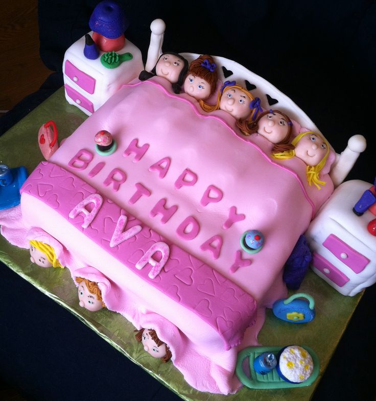 Girl Spa Party Birthday Cakes