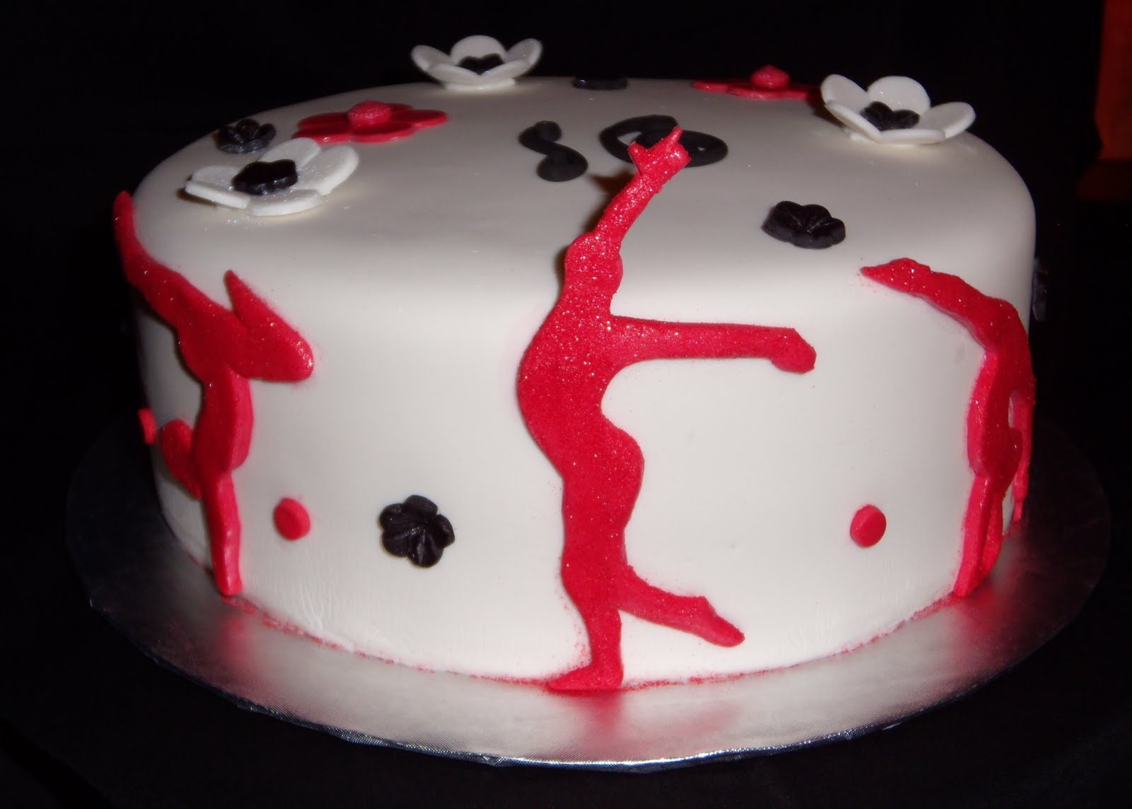 Gymnastics Birthday Cake